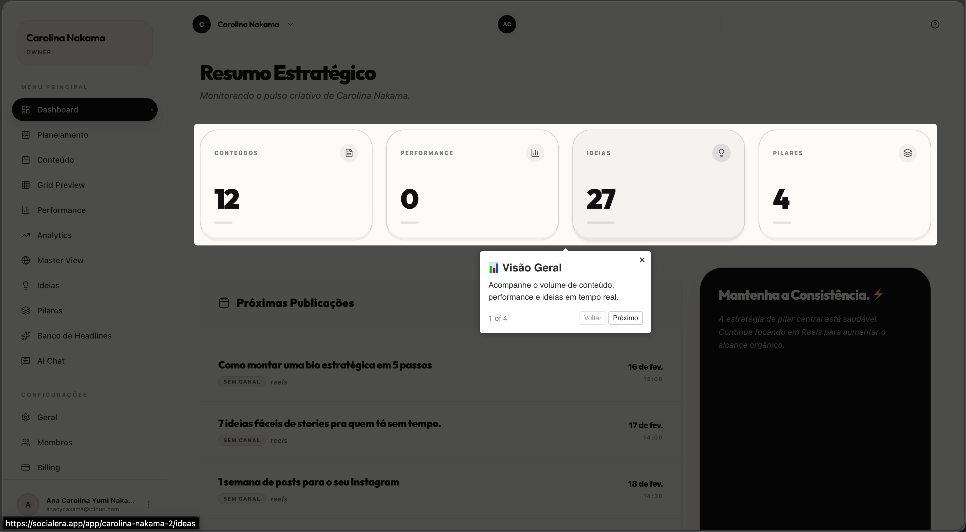 Social Era Dashboard