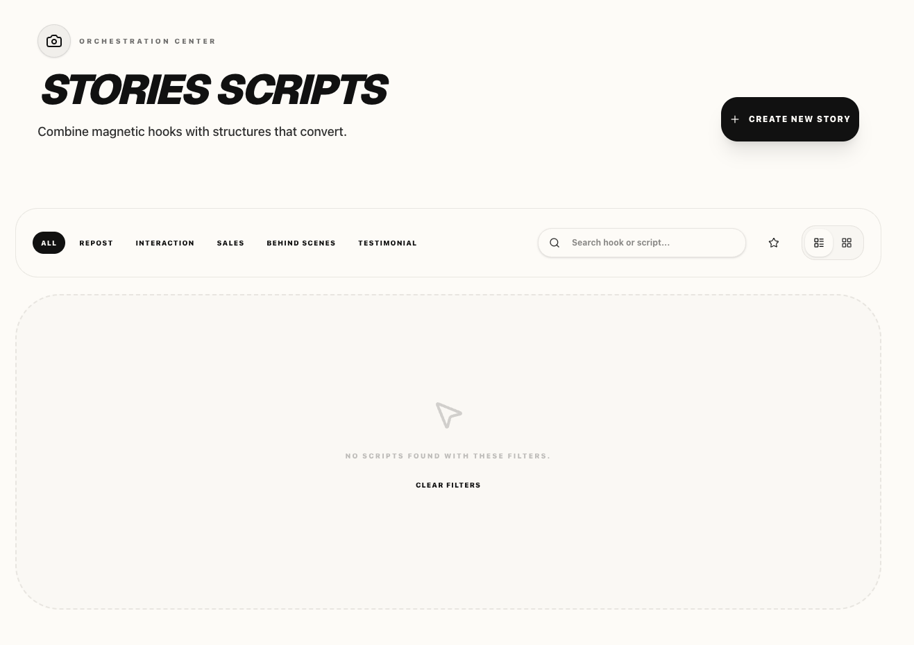Stories Scripts